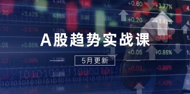 A股趋势实战课：主力动向+政策红利，2025全年策略5月更新-搜外项目网