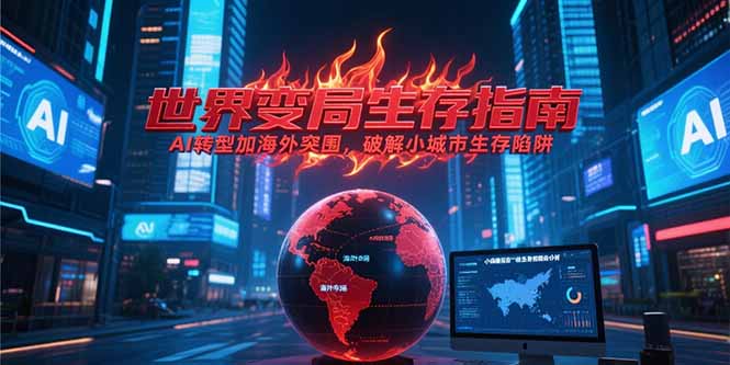 付费文章《世界变局生存指南,AI转型加海外突围,破解小城市生存陷阱》-搜外项目网